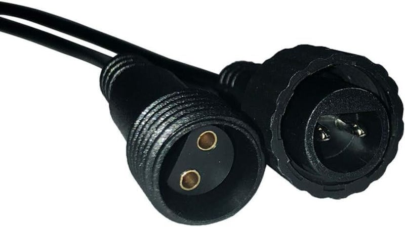 Dirduaid 2 Way Lighting Splitter Connector 2Pin Y Shape 1 Male to 2 Female Extension Cable Connector for LED Lighting (2 Way Splitter 1Pack) - Image 3